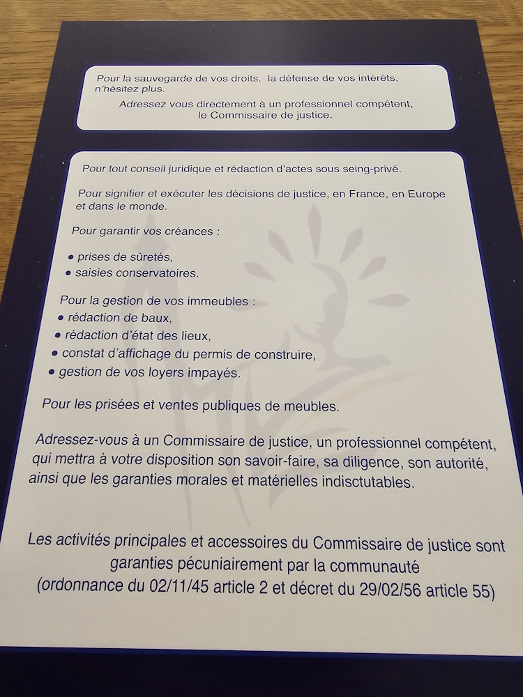 services constat huissier Tarascon 13150